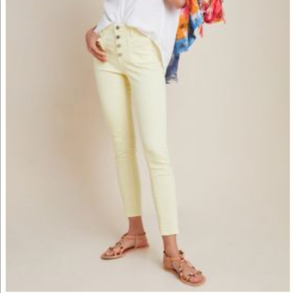 AG The Stevie High-Rise Patch Pocket Skinny Jeans